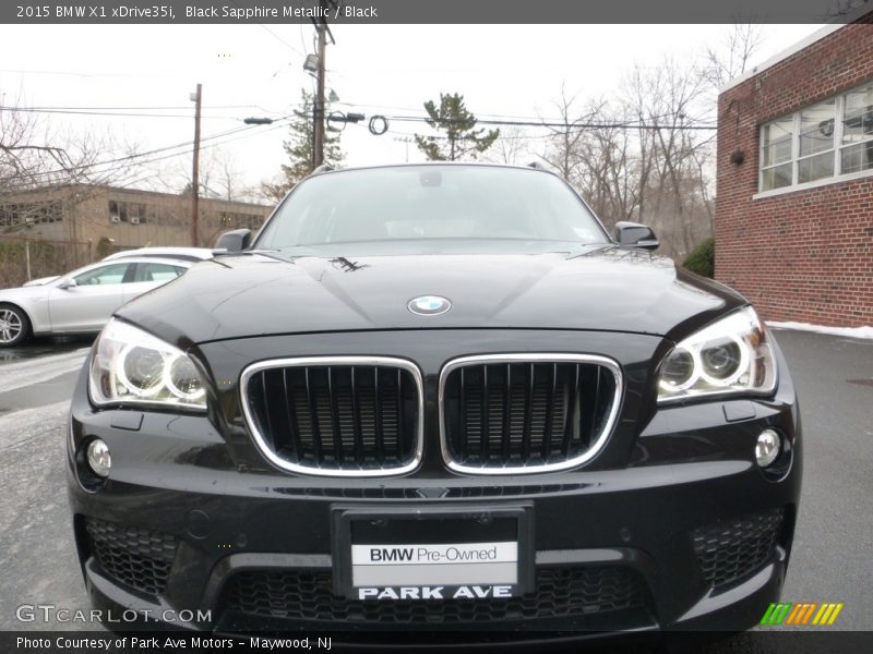 Black Sapphire Metallic / Black 2015 BMW X1 xDrive35i