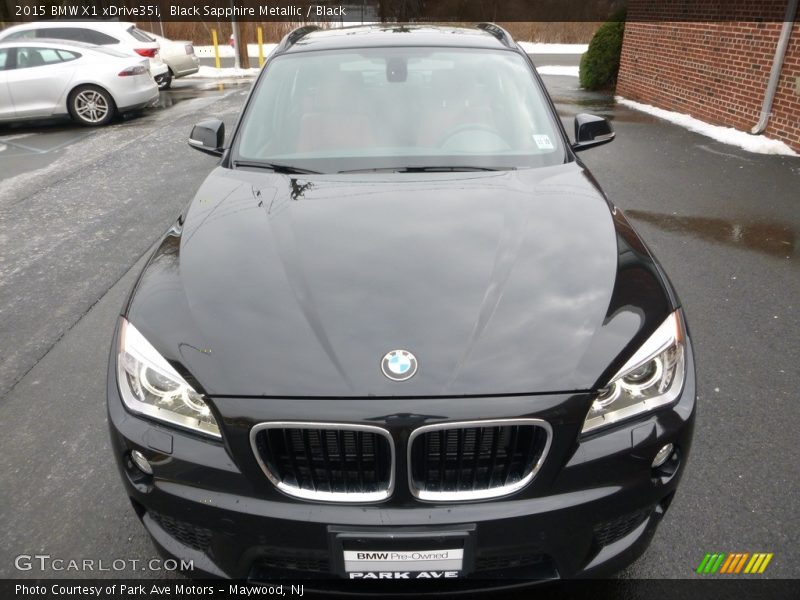 Black Sapphire Metallic / Black 2015 BMW X1 xDrive35i