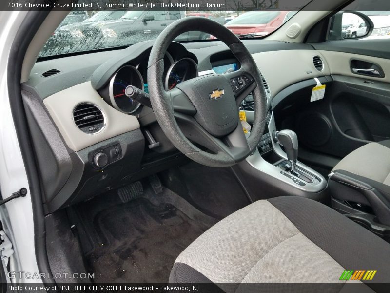 Summit White / Jet Black/Medium Titanium 2016 Chevrolet Cruze Limited LS