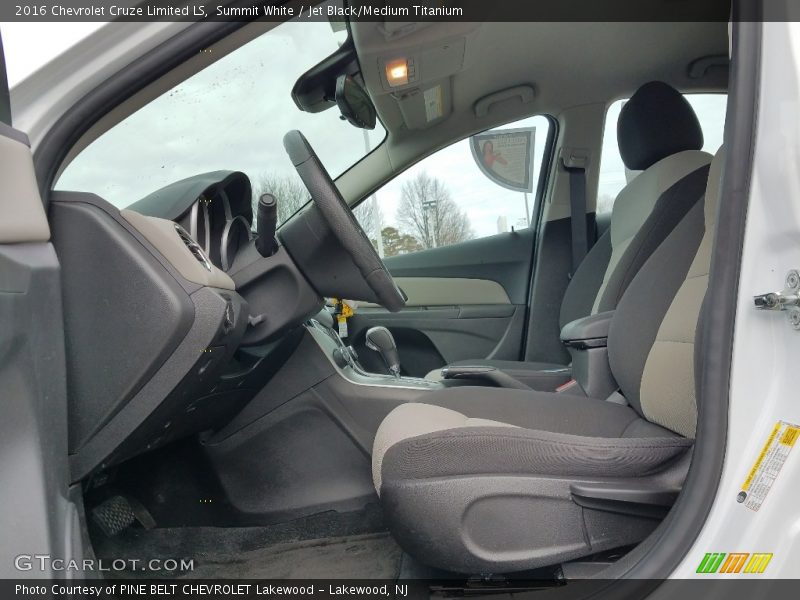 Summit White / Jet Black/Medium Titanium 2016 Chevrolet Cruze Limited LS