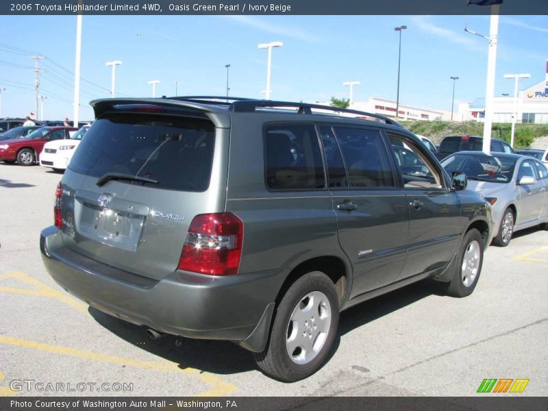 Oasis Green Pearl / Ivory Beige 2006 Toyota Highlander Limited 4WD