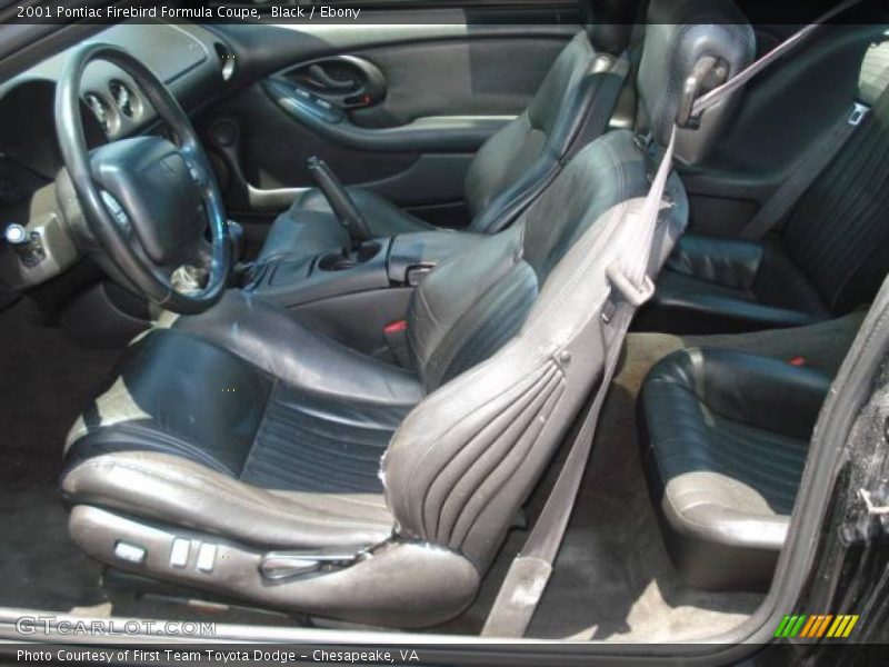 Black / Ebony 2001 Pontiac Firebird Formula Coupe
