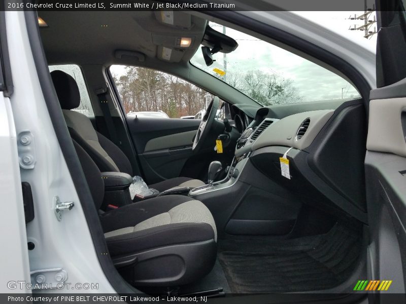Summit White / Jet Black/Medium Titanium 2016 Chevrolet Cruze Limited LS