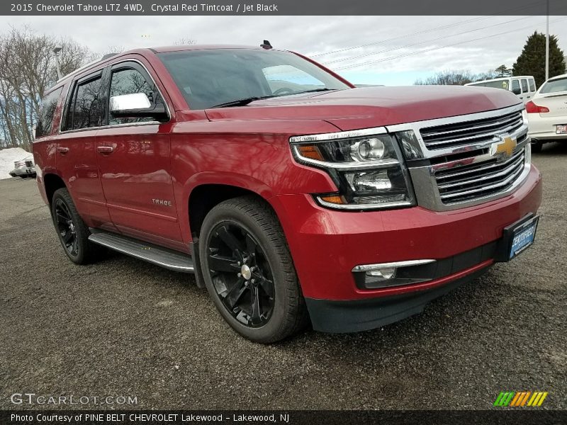 Crystal Red Tintcoat / Jet Black 2015 Chevrolet Tahoe LTZ 4WD