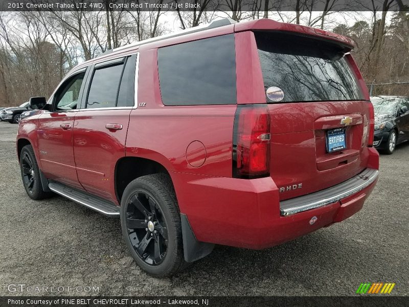 Crystal Red Tintcoat / Jet Black 2015 Chevrolet Tahoe LTZ 4WD
