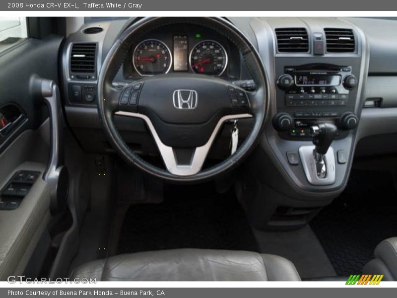Taffeta White / Gray 2008 Honda CR-V EX-L