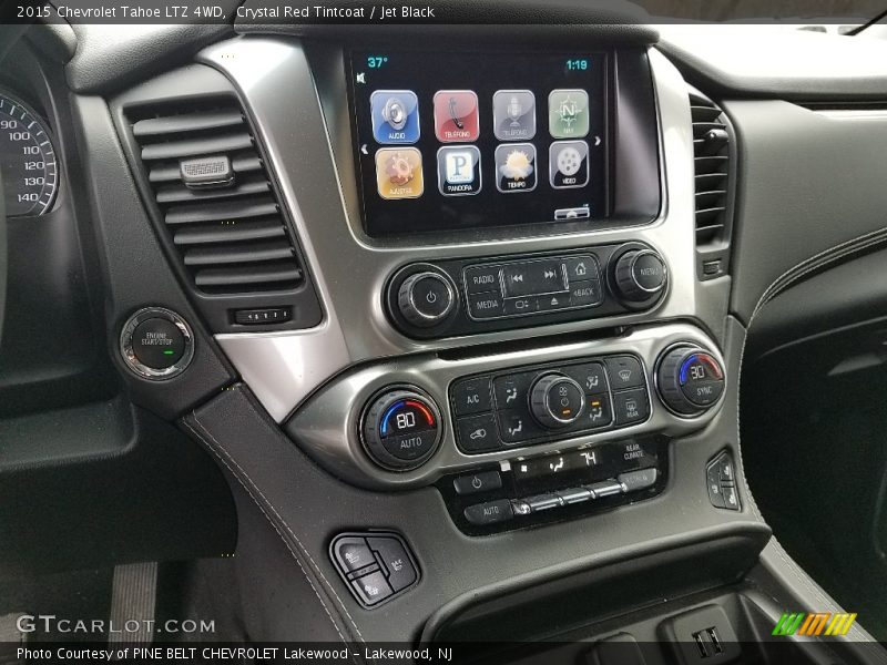 Crystal Red Tintcoat / Jet Black 2015 Chevrolet Tahoe LTZ 4WD