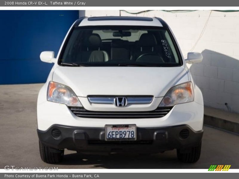 Taffeta White / Gray 2008 Honda CR-V EX-L