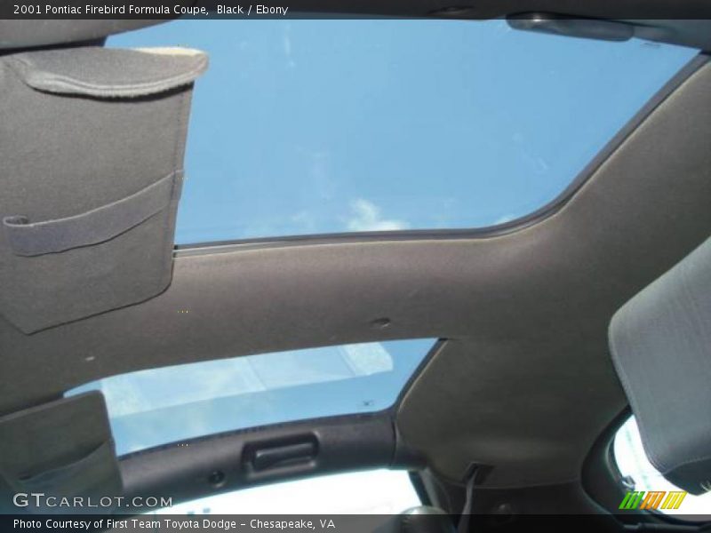 Black / Ebony 2001 Pontiac Firebird Formula Coupe