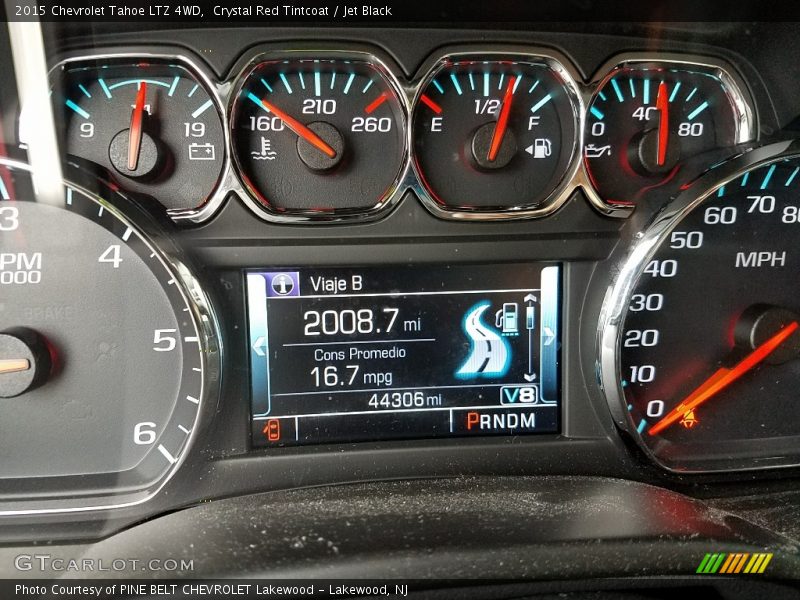 Crystal Red Tintcoat / Jet Black 2015 Chevrolet Tahoe LTZ 4WD