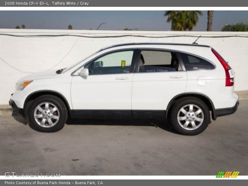 Taffeta White / Gray 2008 Honda CR-V EX-L