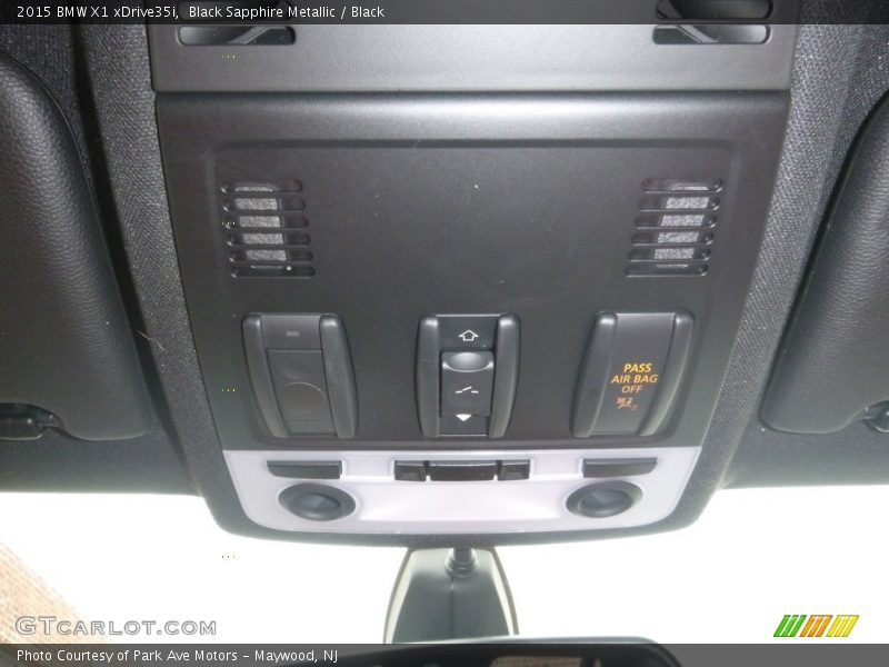 Black Sapphire Metallic / Black 2015 BMW X1 xDrive35i