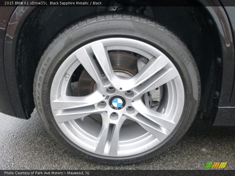 Black Sapphire Metallic / Black 2015 BMW X1 xDrive35i