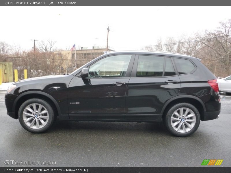 Jet Black / Black 2015 BMW X3 xDrive28i