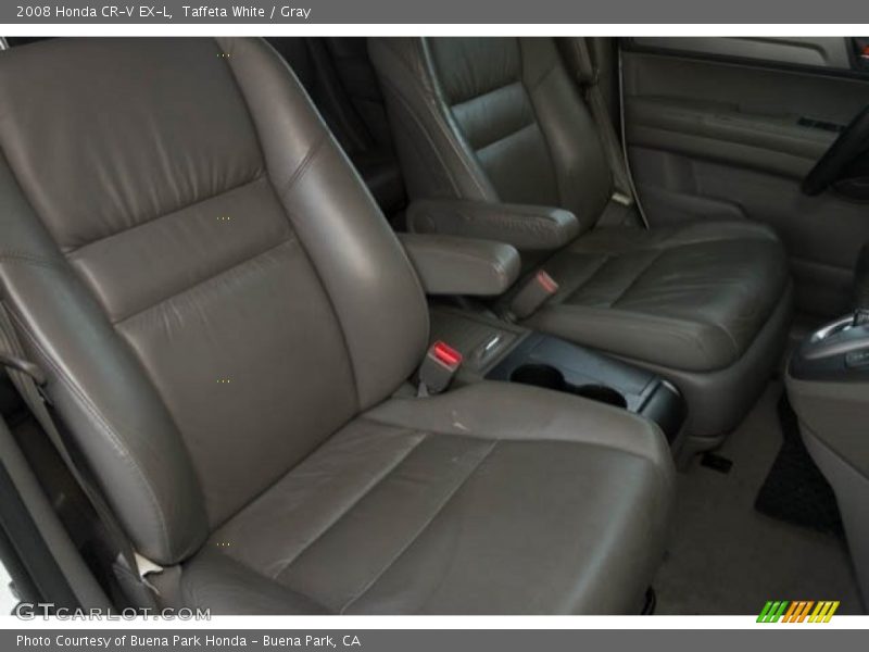 Taffeta White / Gray 2008 Honda CR-V EX-L