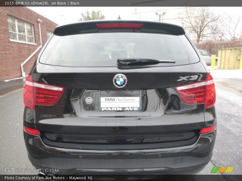 Jet Black / Black 2015 BMW X3 xDrive28i