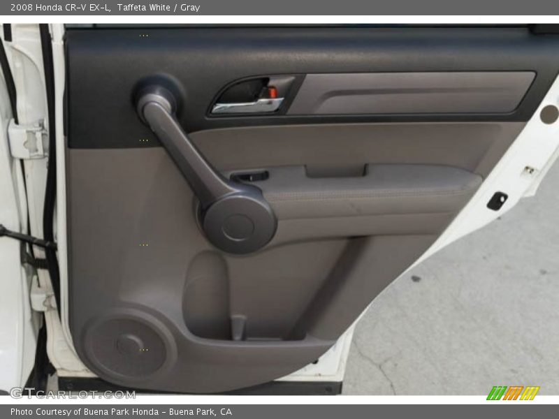 Taffeta White / Gray 2008 Honda CR-V EX-L