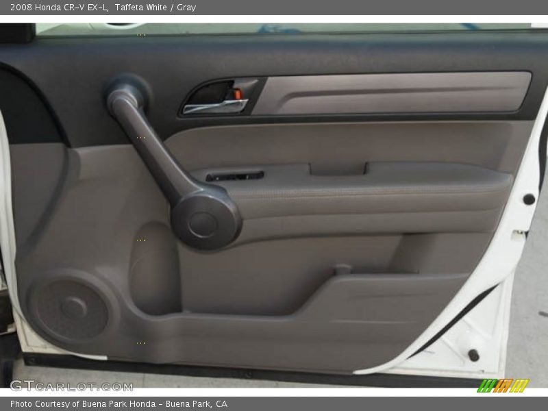 Taffeta White / Gray 2008 Honda CR-V EX-L