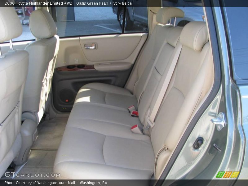 Oasis Green Pearl / Ivory Beige 2006 Toyota Highlander Limited 4WD