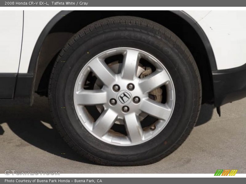 Taffeta White / Gray 2008 Honda CR-V EX-L