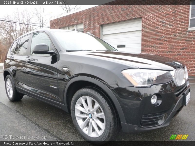 Jet Black / Black 2015 BMW X3 xDrive28i