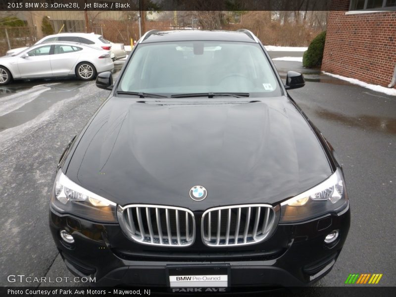 Jet Black / Black 2015 BMW X3 xDrive28i