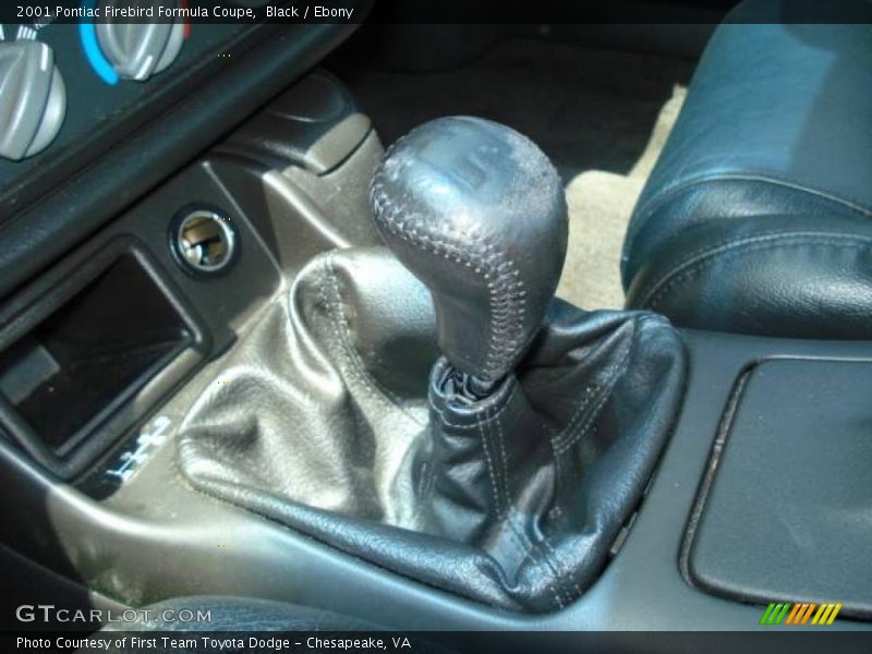 Black / Ebony 2001 Pontiac Firebird Formula Coupe