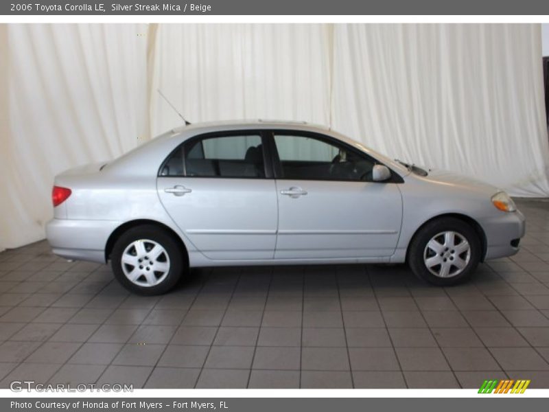 Silver Streak Mica / Beige 2006 Toyota Corolla LE