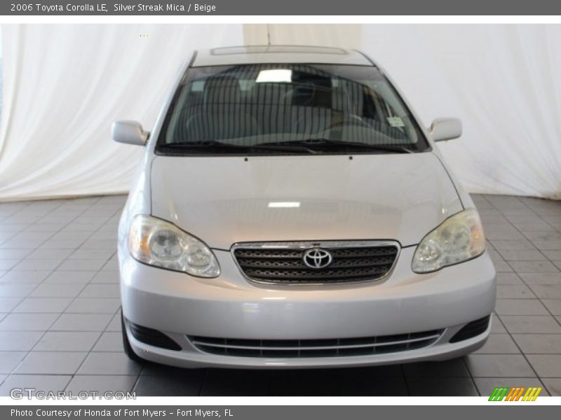 Silver Streak Mica / Beige 2006 Toyota Corolla LE