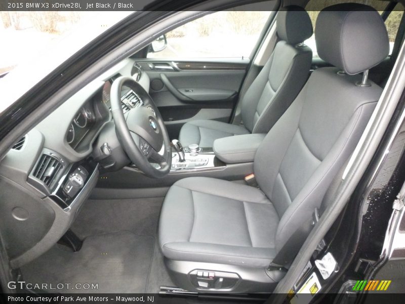 Jet Black / Black 2015 BMW X3 xDrive28i
