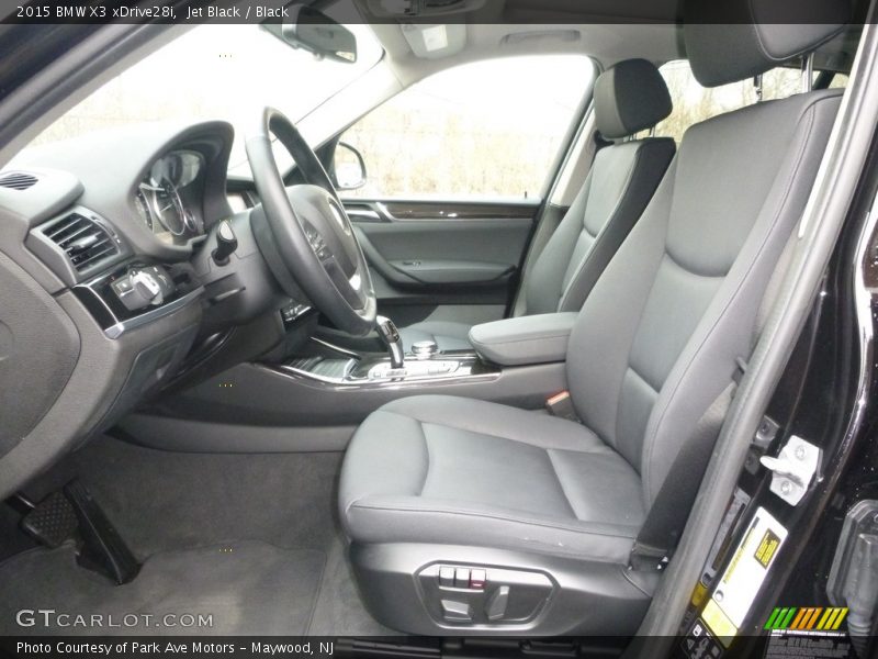 Jet Black / Black 2015 BMW X3 xDrive28i