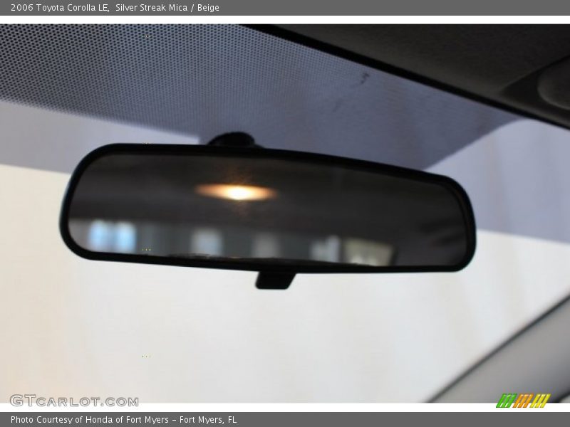 Silver Streak Mica / Beige 2006 Toyota Corolla LE