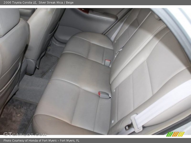 Silver Streak Mica / Beige 2006 Toyota Corolla LE