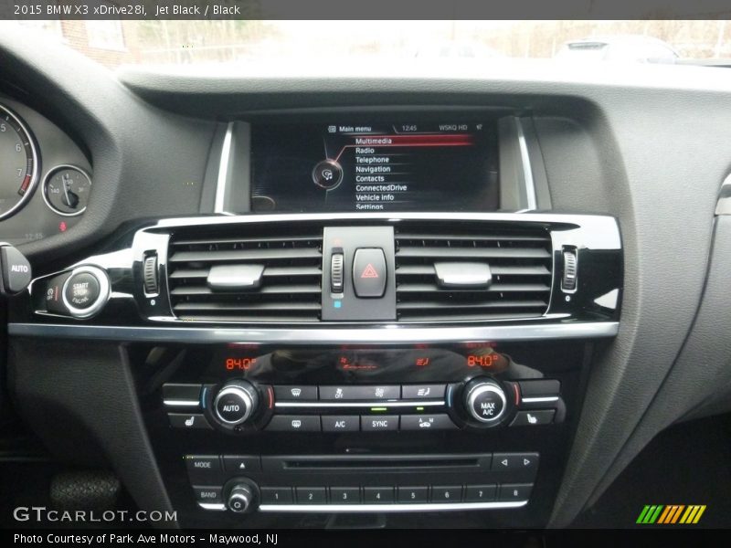 Jet Black / Black 2015 BMW X3 xDrive28i