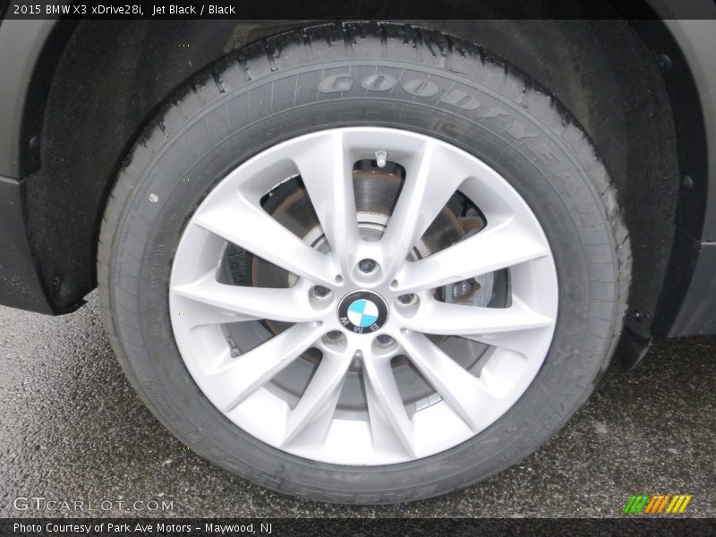 Jet Black / Black 2015 BMW X3 xDrive28i