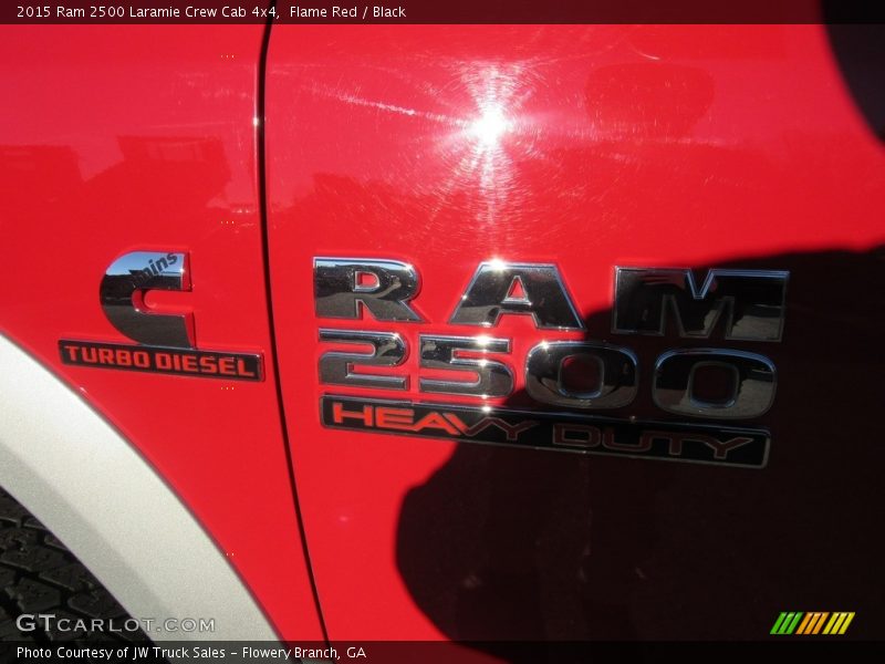 Flame Red / Black 2015 Ram 2500 Laramie Crew Cab 4x4