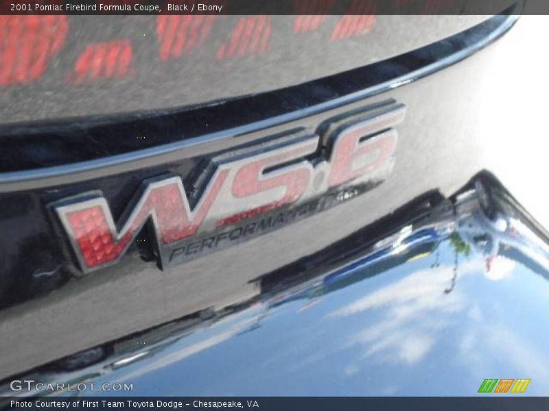 Black / Ebony 2001 Pontiac Firebird Formula Coupe