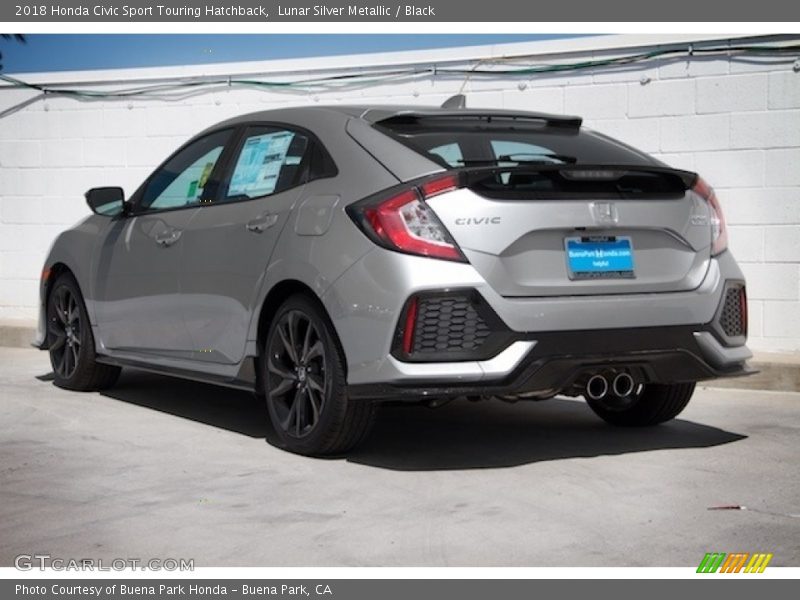 Lunar Silver Metallic / Black 2018 Honda Civic Sport Touring Hatchback