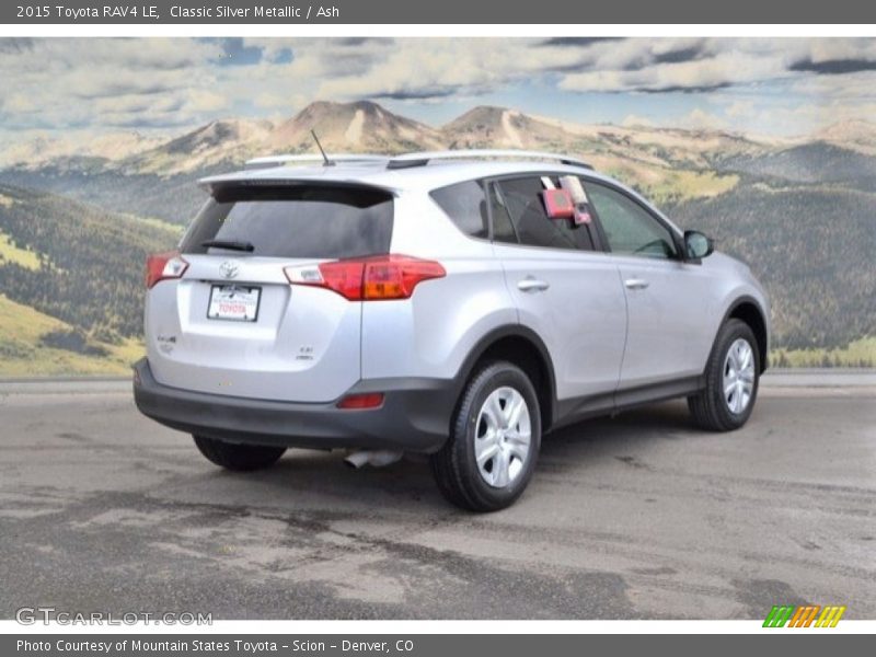 Classic Silver Metallic / Ash 2015 Toyota RAV4 LE