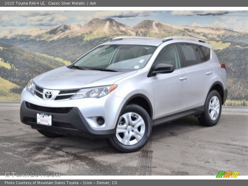 Classic Silver Metallic / Ash 2015 Toyota RAV4 LE