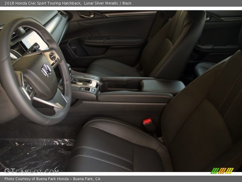 Lunar Silver Metallic / Black 2018 Honda Civic Sport Touring Hatchback