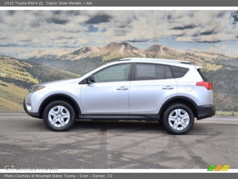 Classic Silver Metallic / Ash 2015 Toyota RAV4 LE