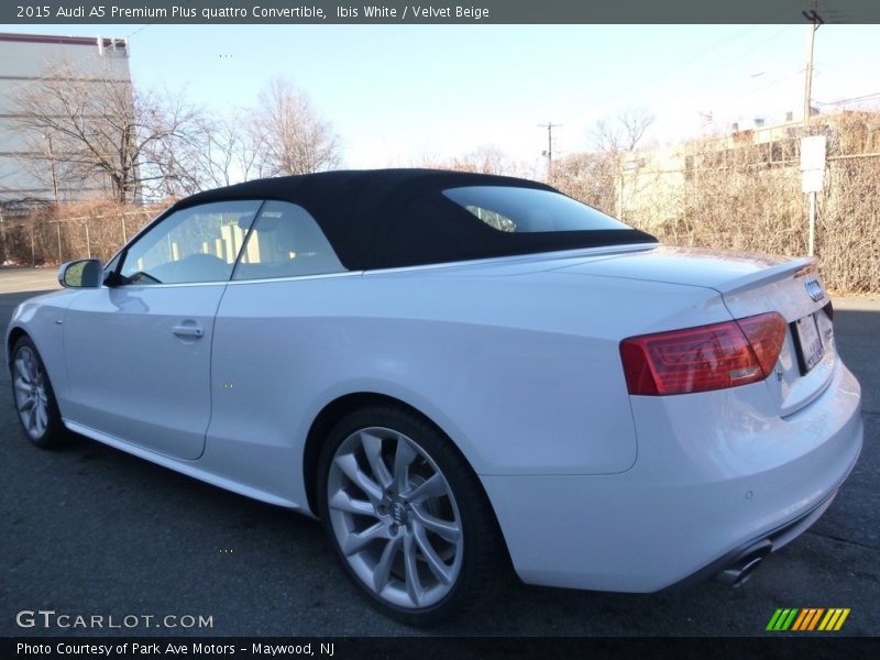 Ibis White / Velvet Beige 2015 Audi A5 Premium Plus quattro Convertible
