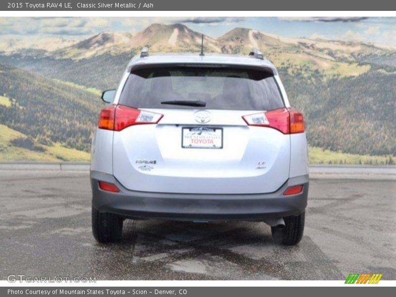 Classic Silver Metallic / Ash 2015 Toyota RAV4 LE