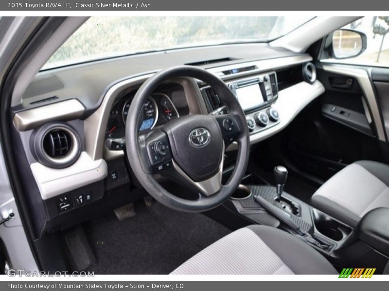 Classic Silver Metallic / Ash 2015 Toyota RAV4 LE