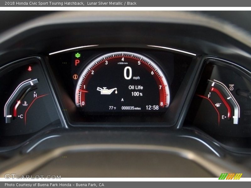  2018 Civic Sport Touring Hatchback Sport Touring Hatchback Gauges