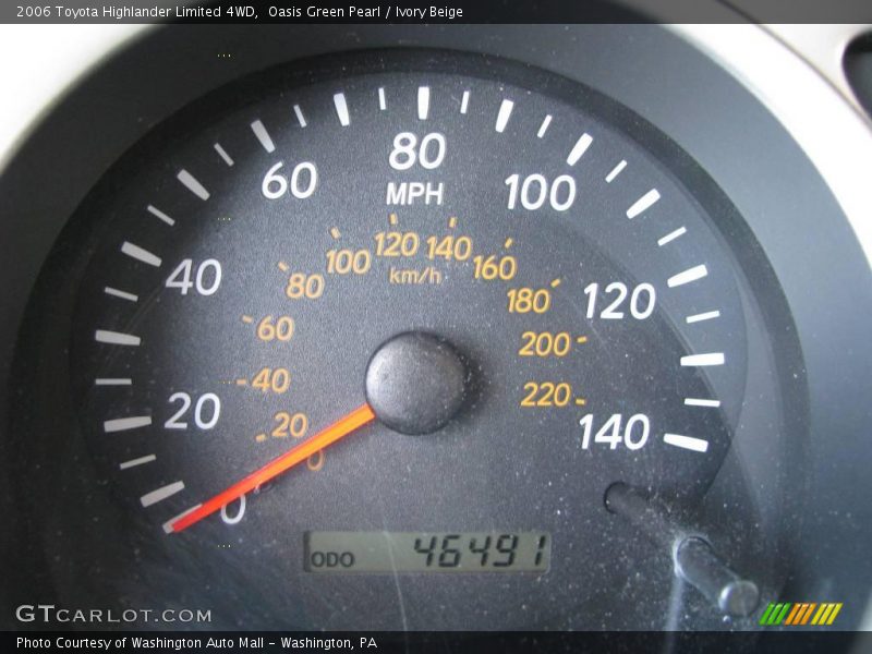 Oasis Green Pearl / Ivory Beige 2006 Toyota Highlander Limited 4WD