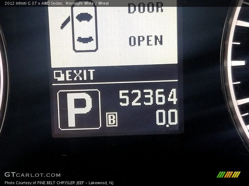 Moonlight White / Wheat 2012 Infiniti G 37 x AWD Sedan