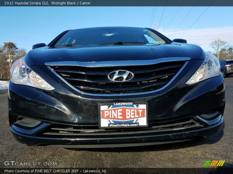 Midnight Black / Camel 2012 Hyundai Sonata GLS