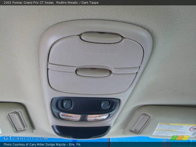 Redfire Metallic / Dark Taupe 2003 Pontiac Grand Prix GT Sedan
